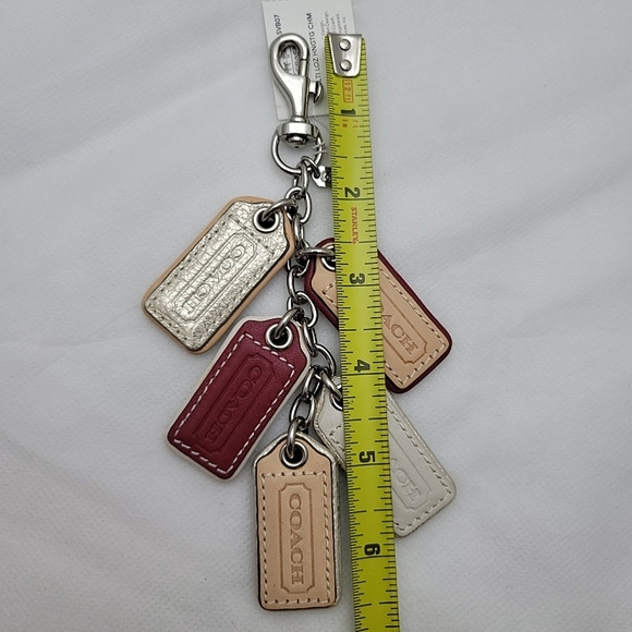 Coach Multi Lozenge Hangtag Charm - Picture 4 of 7